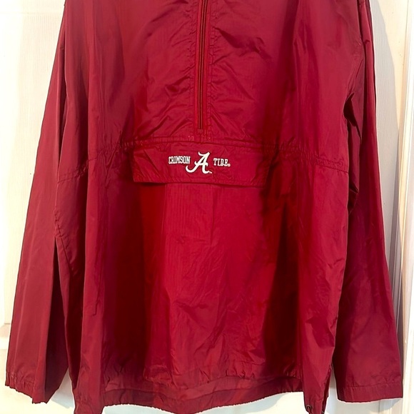 NWOT Crable Sportswear University of Alabama 100% Polyester Hooded Windbreaker - Picture 3 of 7